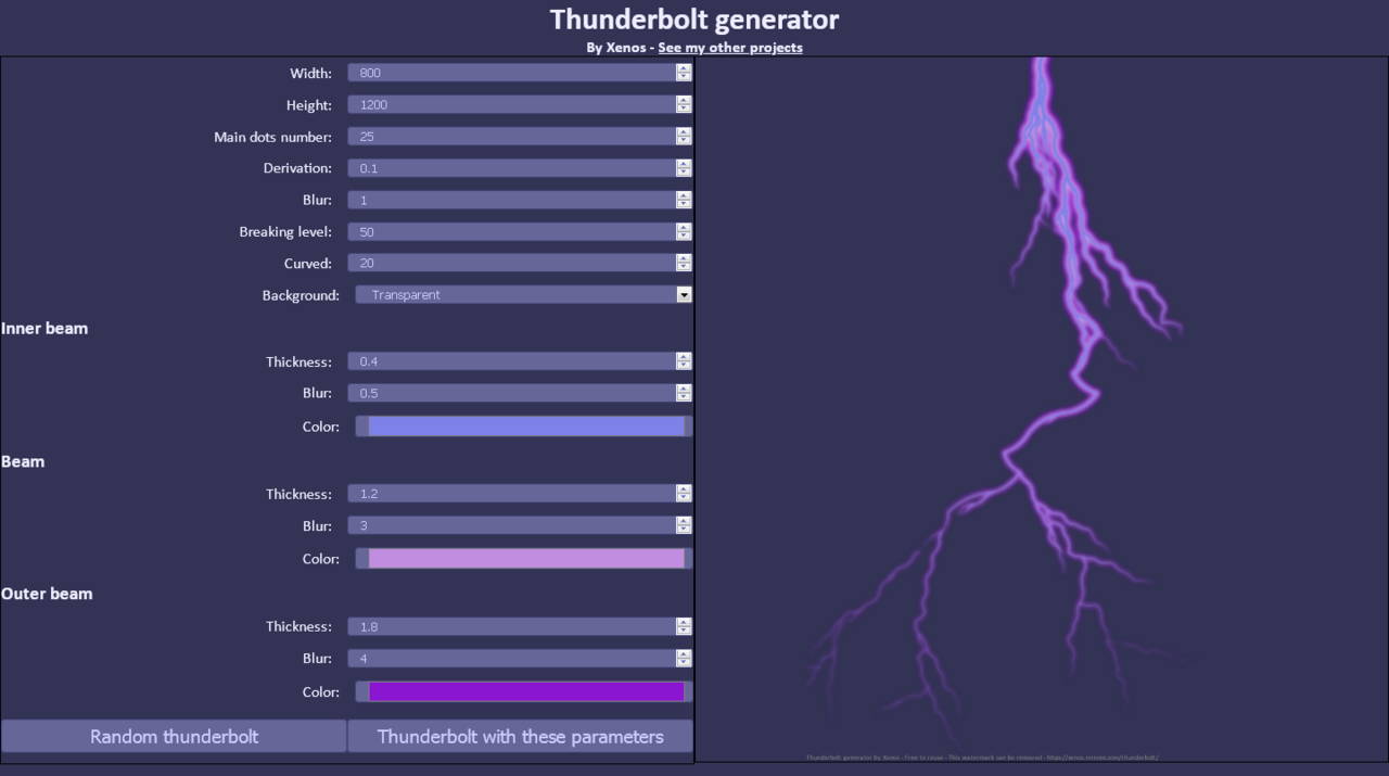 Thunderbolt Generator