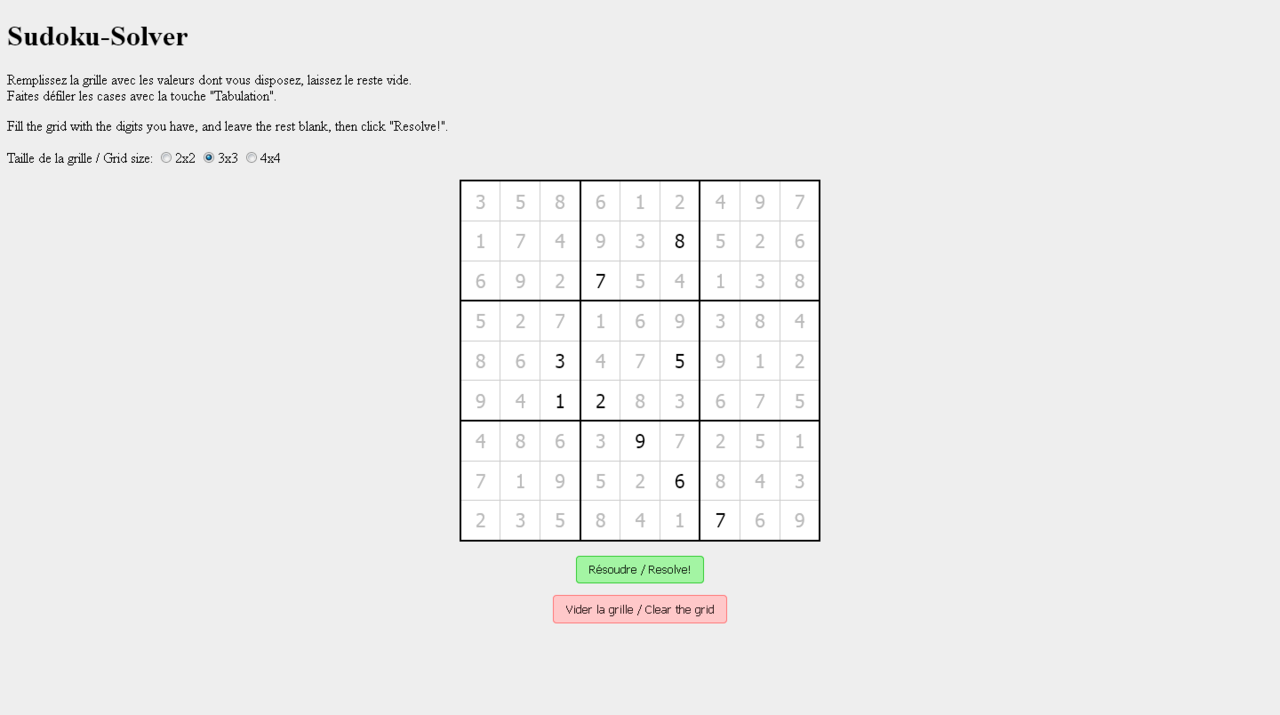 Sudoku Solver